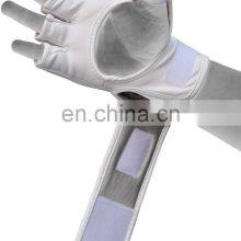 Custom Design Professional Punching Training MMA Half Finger PU Leather Boxing Gloves thumbnail-4