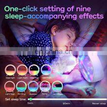 Electronic Alarm Clock Wireless Charger Wake Up Light Kids Children Sleep Trainer Projector thumbnail-5