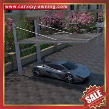 Hot Sale Backyard Aluminum Polycarbonate Park Car Canopy Awning Garage Carport Shelter