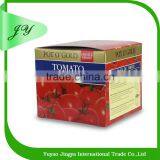2015 new packing box Superior quality cardboard paper box for tomato paste