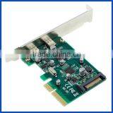 Desktop USB 3.1 Type C Controller Card PCIE x4 to Daul USB3.1 Type C 10Gbps Expansion Card thumbnail-2