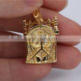 Micro Set 925 Silver Jesus Face Pendant 2015 Hip Pop Jewelry thumbnail-5