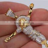 2015 Fashion Jesus Cross 925 Silver Pendant Necklace thumbnail-4