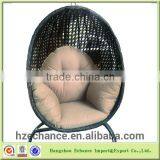 Hanging Egg Chair for Outdoor or Indoor Rattan Hanging Swing Chair With Stand thumbnail-4