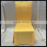 Hotel Linen 100% Polyester Plain Dyed Banquet Chair Cover Wholesale thumbnail-1