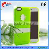 slim armor shockproof soft pc tpu stand case for iphone 6 6s plus