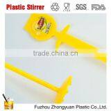 Transparent Stick Beautiful Cocktail Swizzle Sticks to Give Customer Stir Juice,beverage and Wine