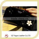High Quality Fashion Women Lady Leather Travel Wallet With Flower thumbnail-1