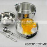 Camping Cook Set Stainless Steel