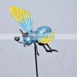 4 Inch Pearl Powder Plastic Bee Garden Ornamental Products For Wholesaler thumbnail-2