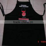 Cheap BBQ Apron &cotton Apron for Kitchen and Promotion Black Bib Apron With Printing -58 Quality Choice thumbnail-3