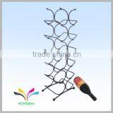 OEM Design Metal Black 8 Bottles Wine Display Rack for Bar thumbnail-3
