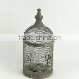 100013F- Metal Wire Cage Candle Lantern