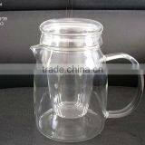 Heat Resistant Borosilicate Glass Teapot Cup