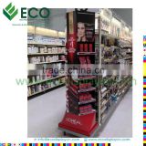 Creative Cosmetic Point of Sale Display with Cardboard Material, Cosmetic Floor Display                        
                                                Quality Choice