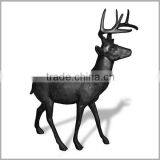 Home Decor Modern Bronze Running Deer Sculpture Statue for Sale thumbnail-6
