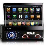 Winmark 7 Inch 1 Din Car DVD Player Stereo Retractable Touch Screen Android 4.4 Wifi 3G GPS Bluetooth Digital TV Port Universal thumbnail-1