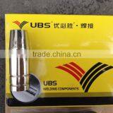 Binzel 15AK Gas Nozzles Copper Conical Mig Welding Parts China Supplier