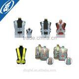 Factory Supply Cheap Reflective Self- Adhesive X-type Safety Working Vest Police Vest With Led