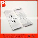 High Quality 100% Black Cotton Printed Main Label for Winter Clothing thumbnail-4