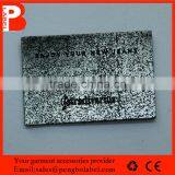 Silk Screen Printing PU Leather Badge Accept Customized Size and Logo