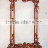 Heavy Carved Mirror Mahogany Indoor Furniture