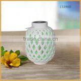 Ceramic Hanging Lantern Blinking Led Solar Rechargeable Lights for Sale