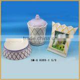 Hotsale Ceramic Pet Bowl Pet Food Caniser Pet Photo Frame