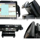 High quatity! 15" 12inch all in one touch screen pos system with barcode printer(SUP-SPOS501)