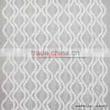 Six Leaf Grass Chemical Embroidery Lace for Women Summer Dress Clotch Breathable Mesh White Milk Slik Thread Khnitted Tablecloth thumbnail-2