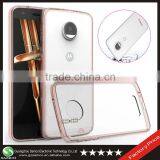 Samco Fashion Transparent Plastic + TPU Phone Case for Motorola Moto Z Droid