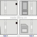 Custom 6 Ring PU Faux Leather Notebook/custom Notebook/ring Binder a5 Notebook thumbnail-2