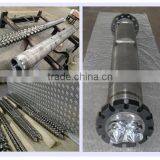 PVC Parallel Twin Screw Barrel for Extrusion Plastic Machine Design for Different Level
