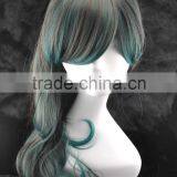 High Quality Hand Tied Machine Made Synthetic Fiber Women's Wig thumbnail-5