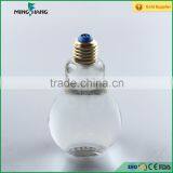 300ml Clear Glass Empty Bulb Shape Juice Bottle thumbnail-2