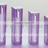 square airless acrylic bottle for cosmetics