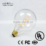 Buy led filament lamp G125 2/4//5/6/8W amber glass 8W filamento warm light