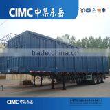 13meters 3 Axles Tarpaulins Container Box Curtain Side Van Semi Trailer for Sale thumbnail-4
