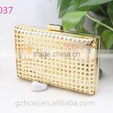Guangzhou Metal Box Frame for Lady Purse, Lady Clutch, Shiny Gold Metal Frame thumbnail-3