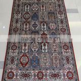 persian square design turkish handmade silk rug carpet collection tapestry