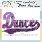 high quality customized embroidered sequin letter