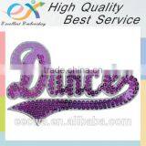 high quality customized embroidered sequin letter