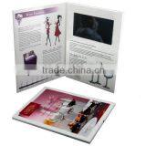 Proket Size 2.4" Paper Craft Video Business Card ,video Greeting Card ,lcd Card With Usb