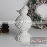 Christmas Ceramic Bird On The Ball Decors for Home decoration