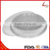 7" 8" 9" Clear Round Plastic Dome Lids thumbnail-1