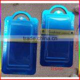 Hot Sale Custom Logo Printed Blister Pvc Window Shiny Blue Paper Phone Case Packaging for Iphone 6 Case