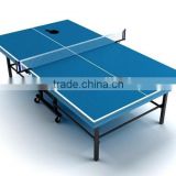 Factory OEM funtional single folding international sporting indoor table tennis table