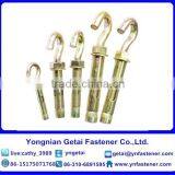 Zinc Yellow Hook Bolt Sleeve Anchor thumbnail-5