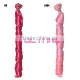 25cm Orange Single Weft Hair Extension for DIY thumbnail-6