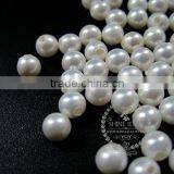 4mm Half Drilled White Round Artificial Imitation Mother of Pearl Shell Pearl Beads for Earrings Studs DIY Supplies 3020070 thumbnail-3